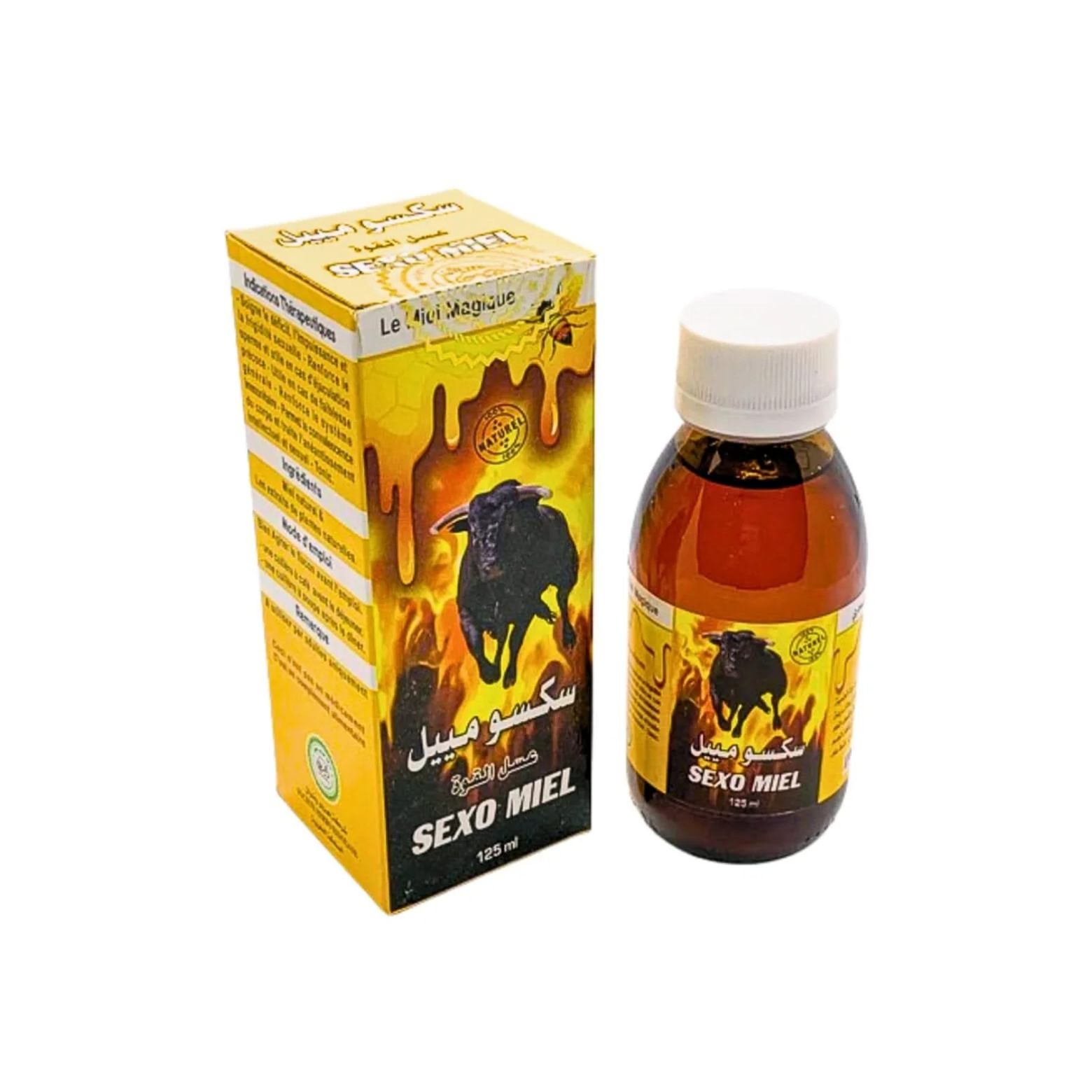 Sexo Miel Aphrodisiaque 125ml – Booster Libido Pack 6, 12, 24