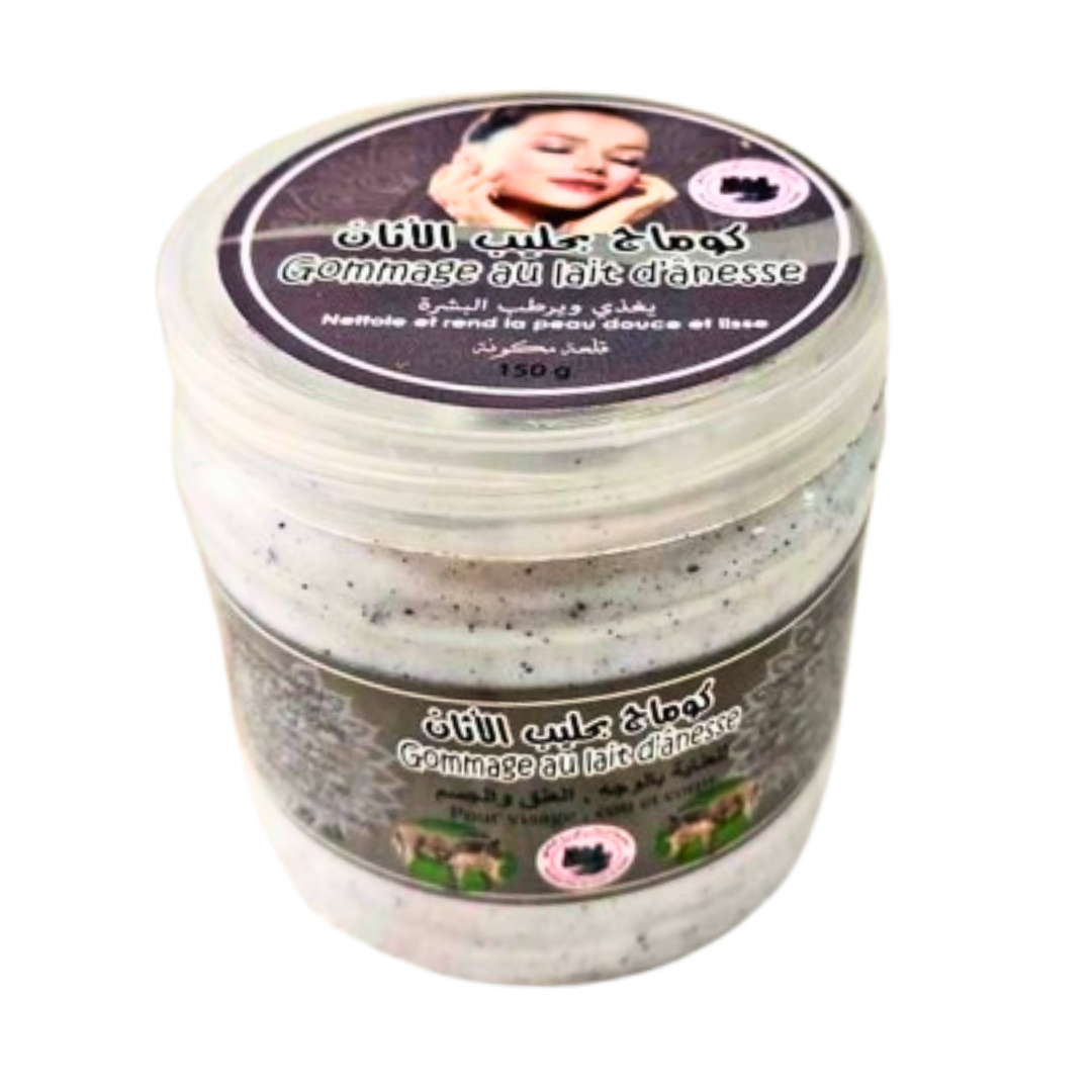 Gommage au Lait d’Ânesse 150g – Peau Douce & Hydratée-Crème-magouna-Pack 6-Rostiy