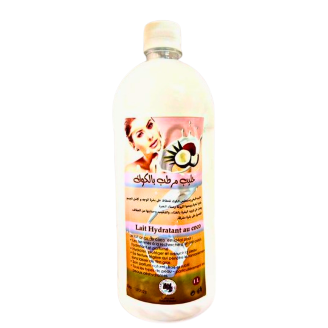 Lait Hydratant à la Noix de Coco 1L – Peau Douce & Nourrie-lait-magouna-Pack 6-Rostiy