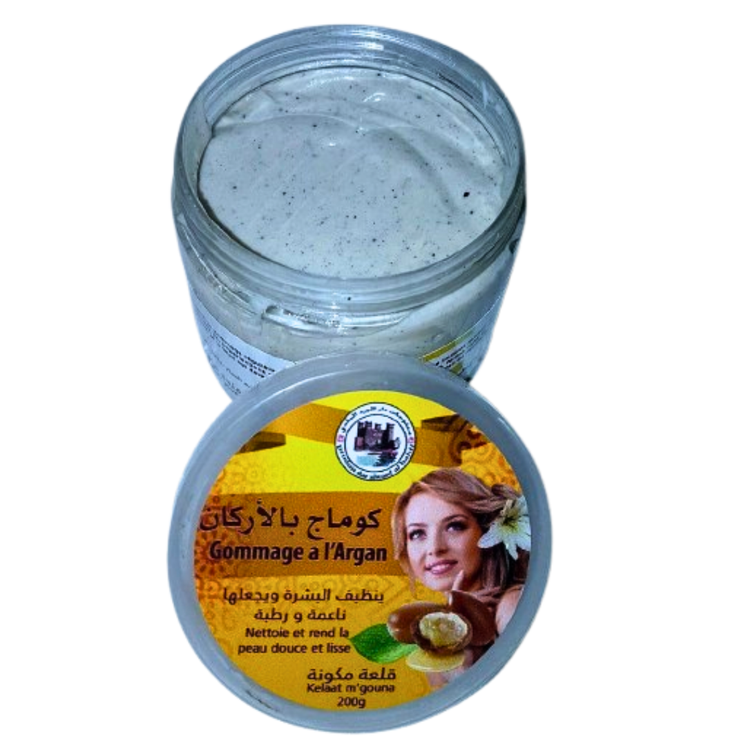 Gommage à l’Argan 200g – Lot de 6, 12 ou 24-Gommage-magouna-Pack 6-Rostiy