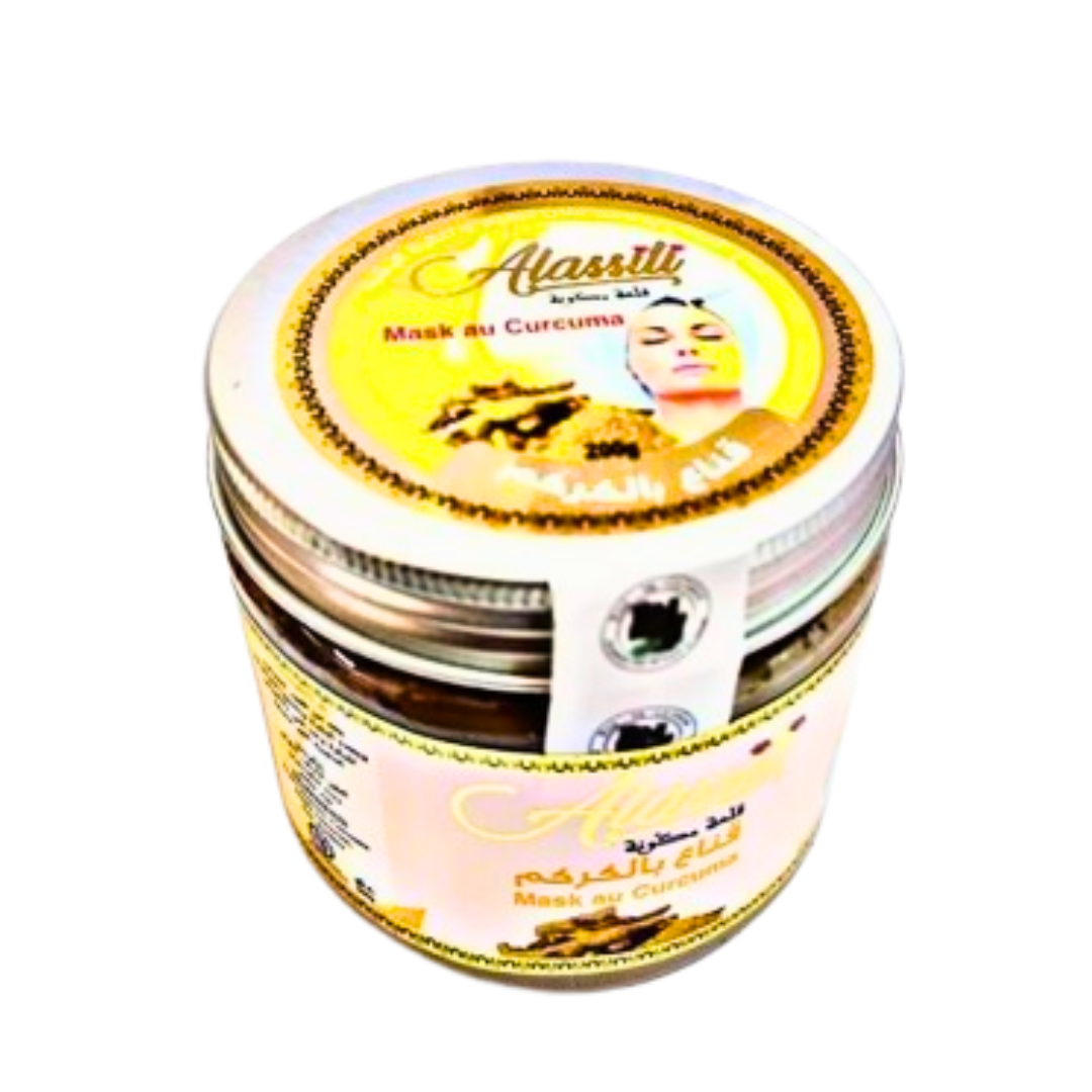 Masque au curcuma 200g – Éclat & Pureté-Mask-magouna-Pack 6-Rostiy