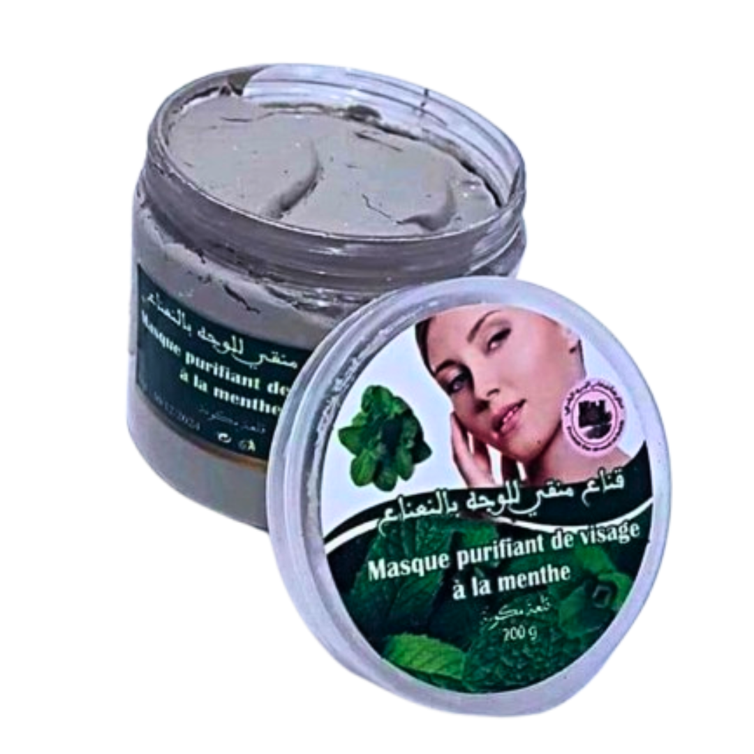 Masque Purifiant Visage à la Menthe 200g – Packs 6, 12, 24-Mask-magouna-Pack 6-Rostiy