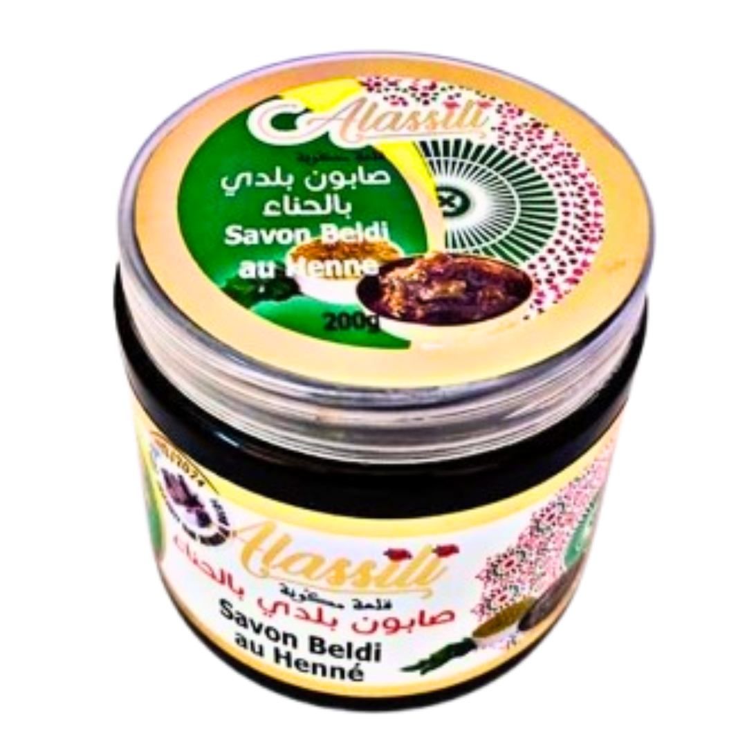 Savon Beldi au Henné 200g – Soin Purifiant & Nourrissant-savon-magouna-Pack 6-Rostiy