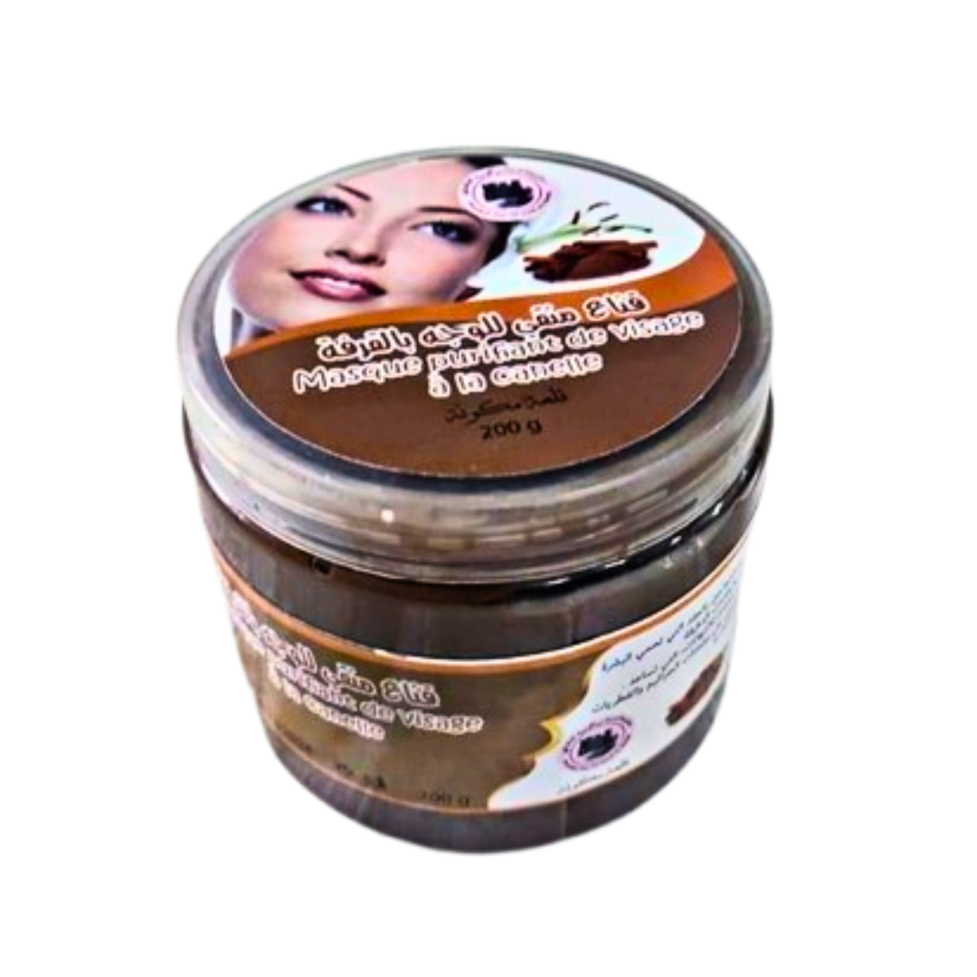 Masque Purifiant Visage Cannelle 200g - Peau Nette & Éclatante-savon-magouna-Pack 6-Rostiy