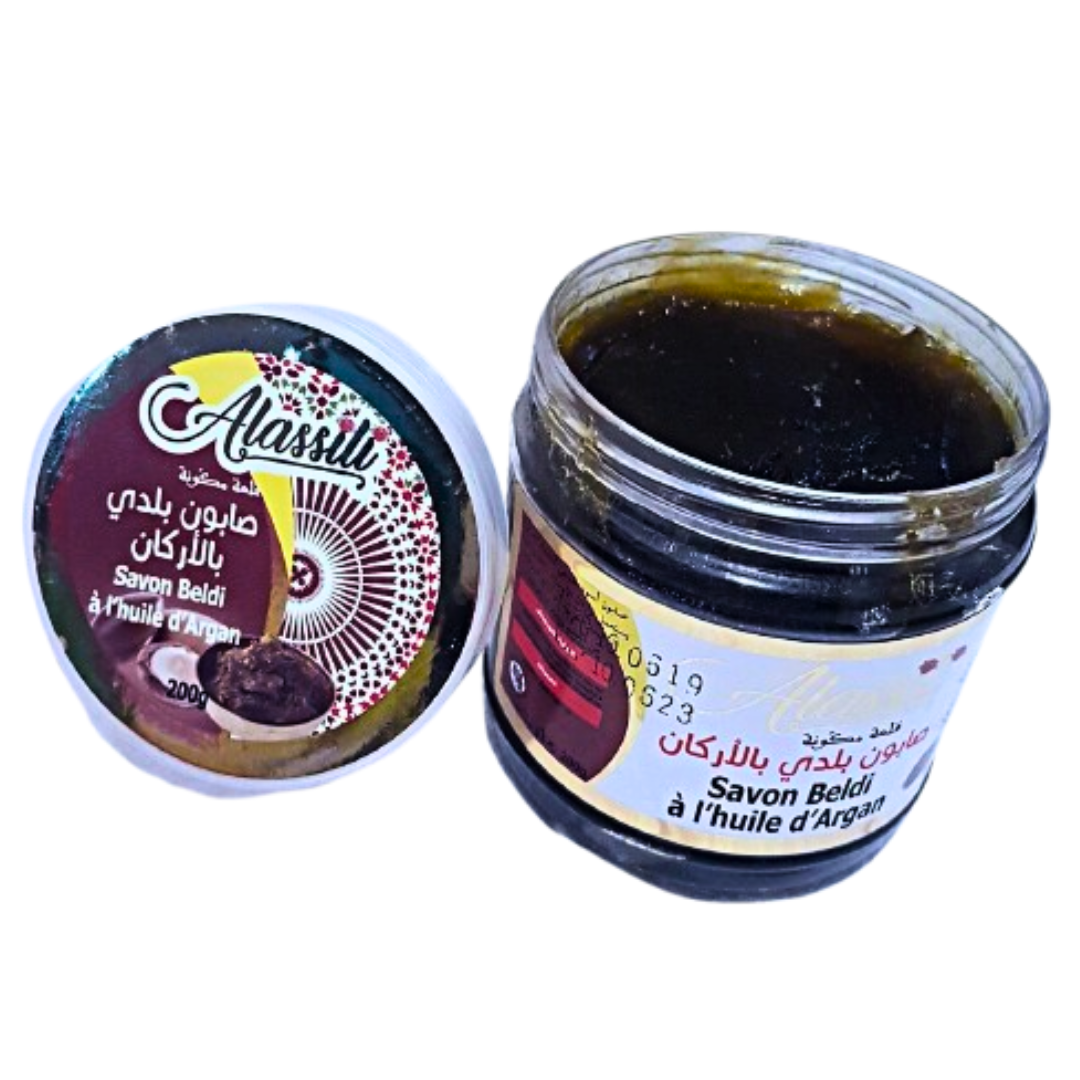 Savon Beldi à l’Argan 200g – Lot de 6, 12 ou 24-savon-magouna-Pack 6-Rostiy