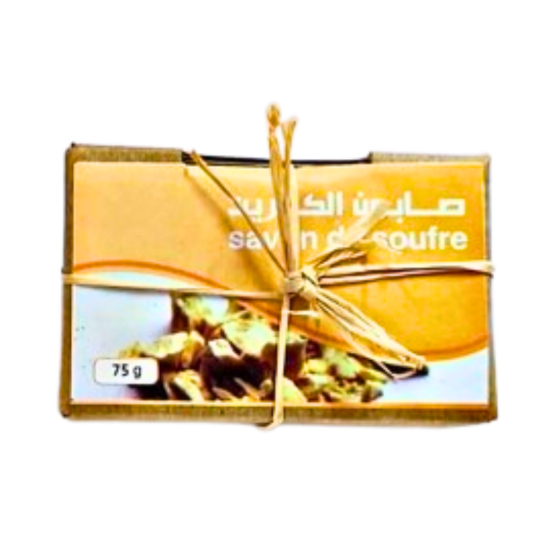 Savon au Soufre 75g – Packs 6, 12, 24-savon-magouna-Pack 6-Rostiy