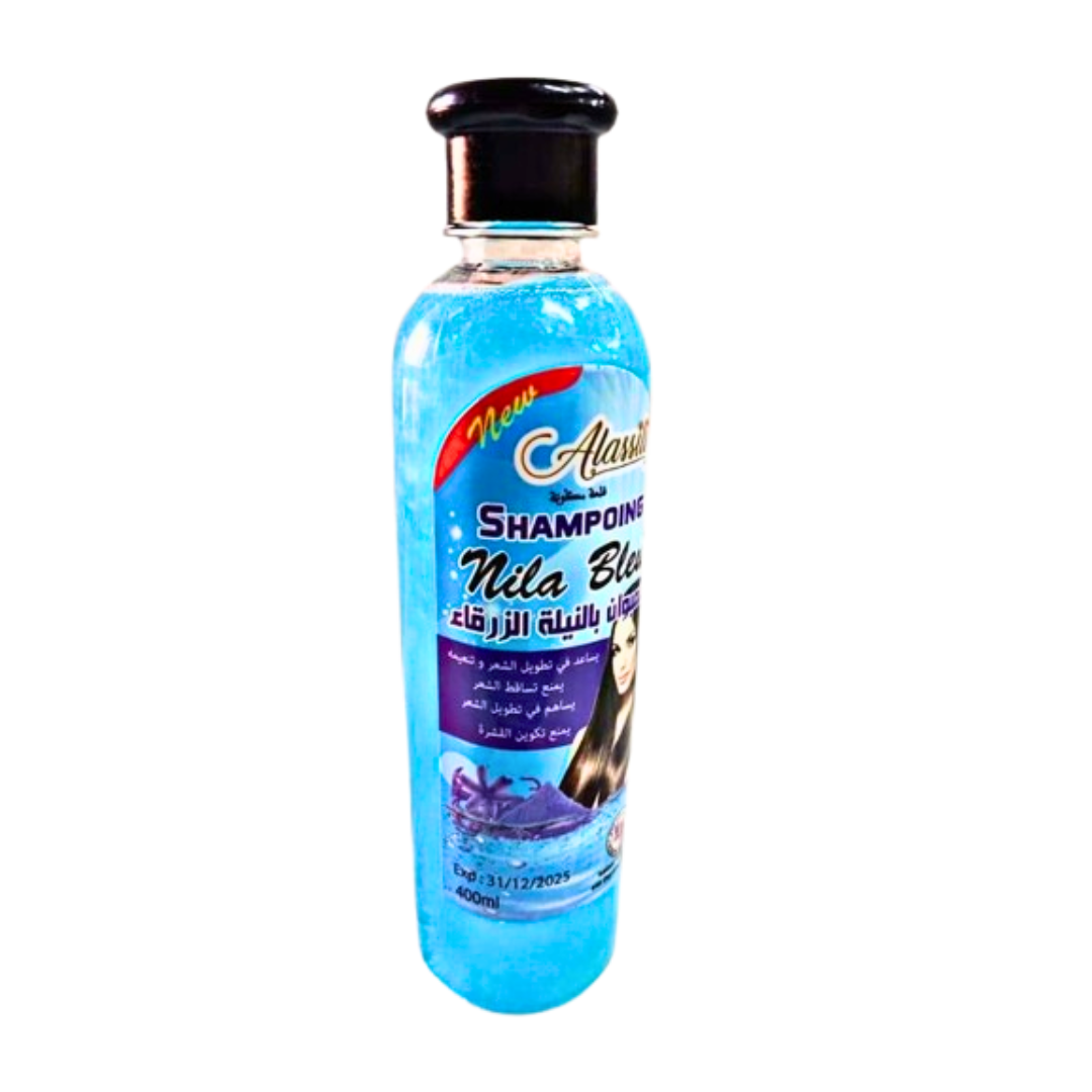 Shampoing Nila Bleu 400ml - Hydratation & Éclat-Shampoing-magouna-Pack 6-Rostiy