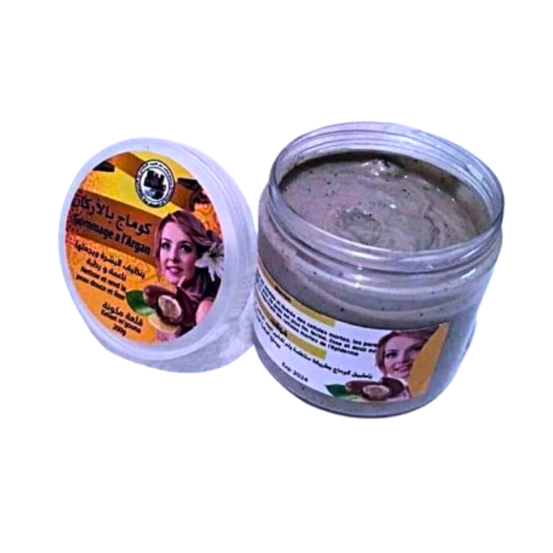 Gommage d’Argan 200g – Lot de 6, 12 ou 24-Gommage-magouna-Pack 6-Rostiy