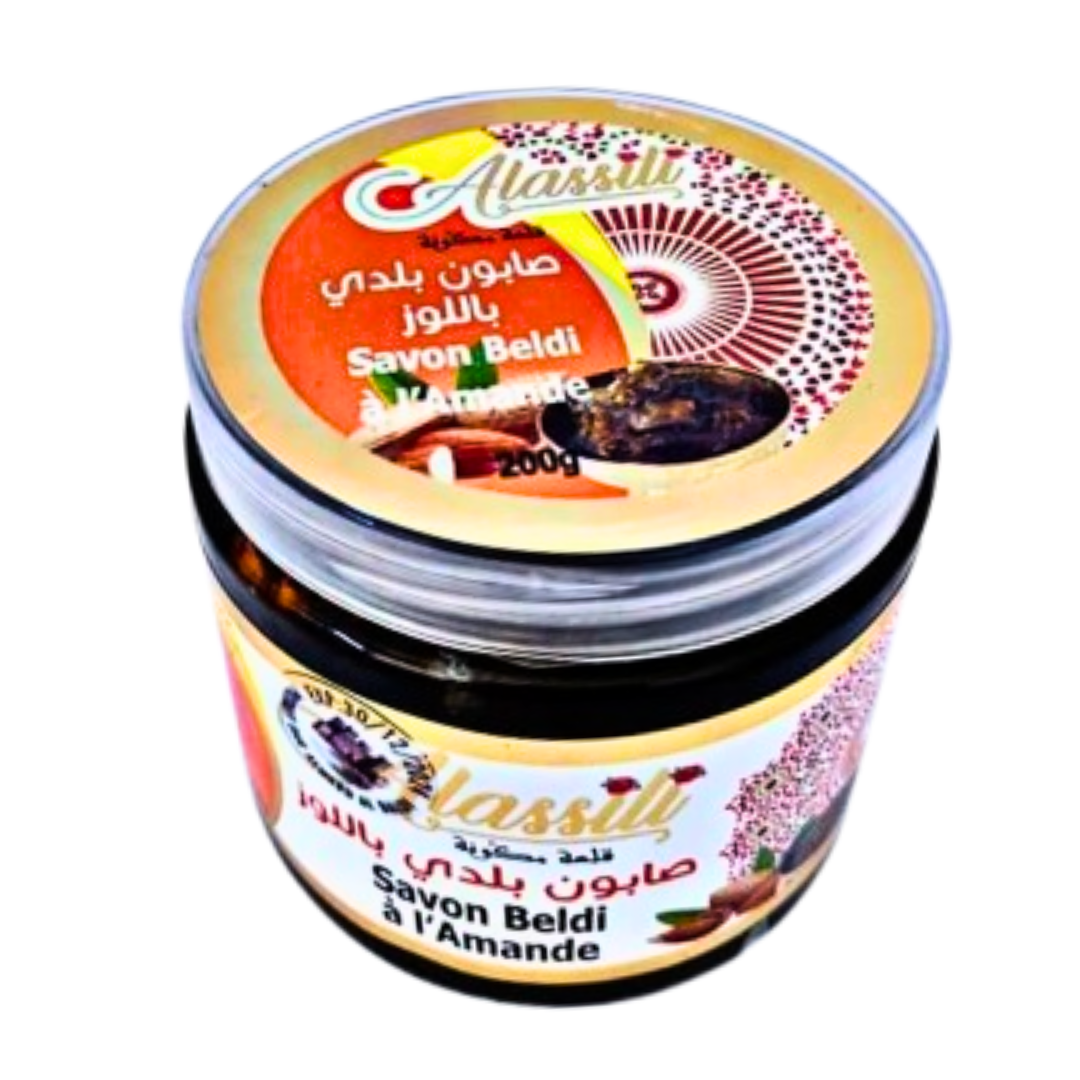 Savon Beldi à l'Amande 200g – Douceur & Hydratation magouna
