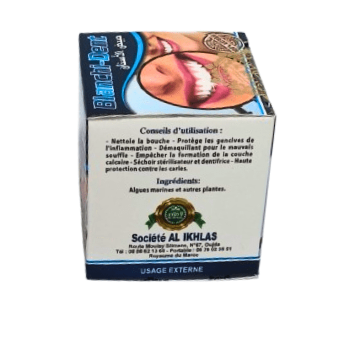 Blanchi-Dent - Dentifrice Blanchissant Naturel - Packs de 6, 12 ou 24-soins-ikhlass-Rostiy
