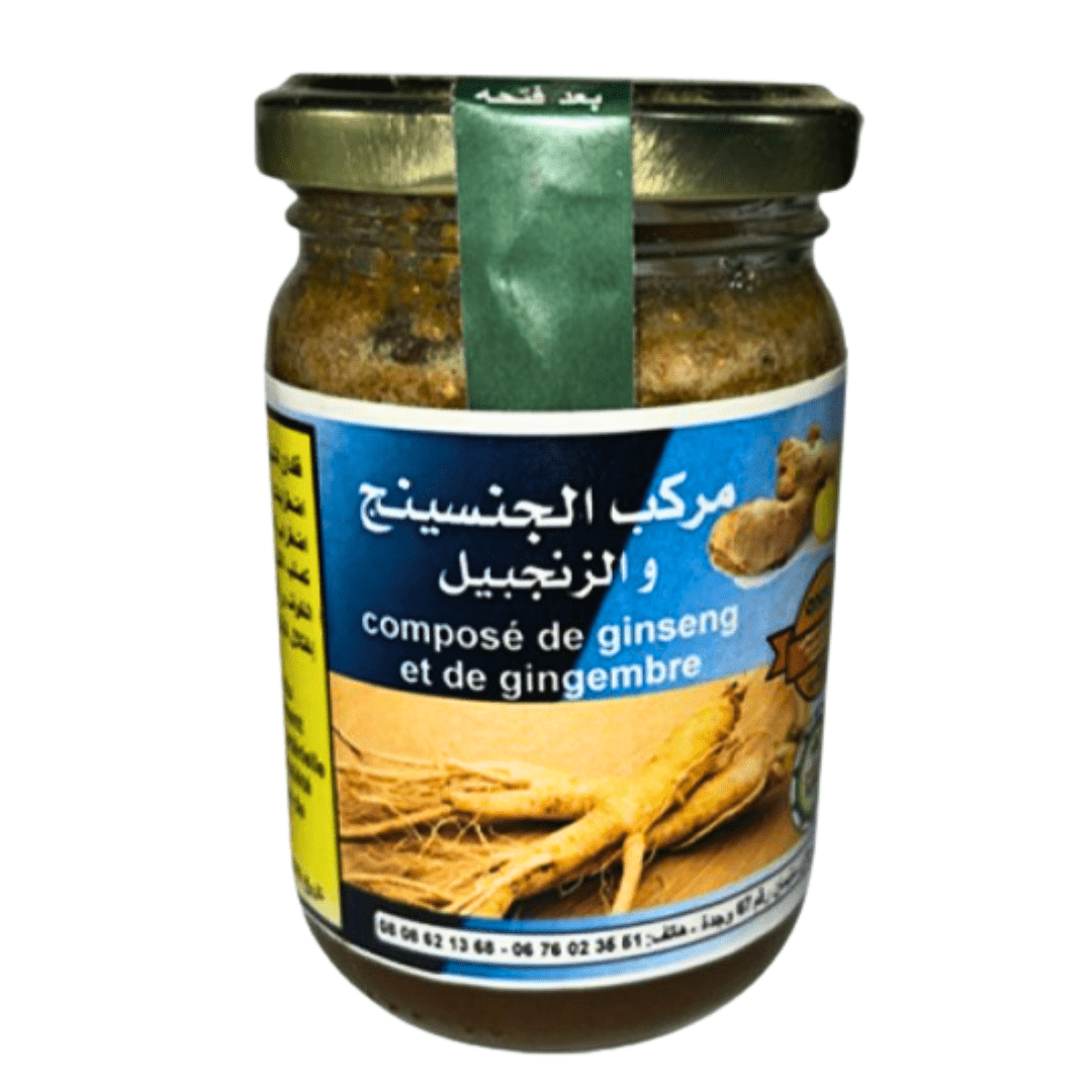 Composé Ginseng & Gingembre 250 g – Packs de 6, 12, 24-soins-ikhlass-6 Unités-Rostiy