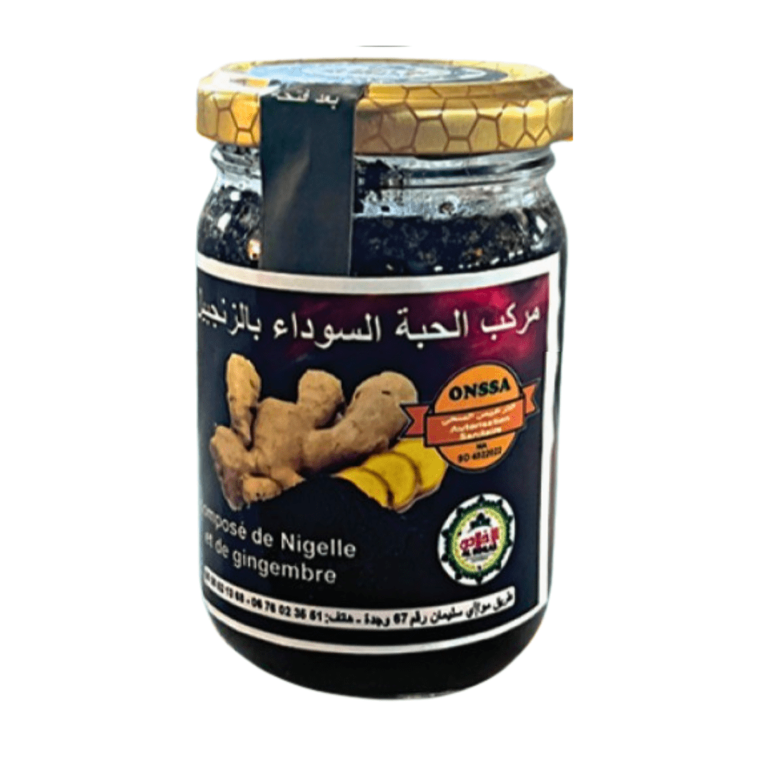 Composé Nigelle & Gingembre 250 g – Packs de 6, 12, 24-soins-ikhlass-Rostiy