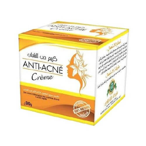 Crème Anti-Acné 80g - Élimine l'Acné et les Boutons - Pack de 6, 12, 24-Crème-ikhlass-pack de 6-Rostiy