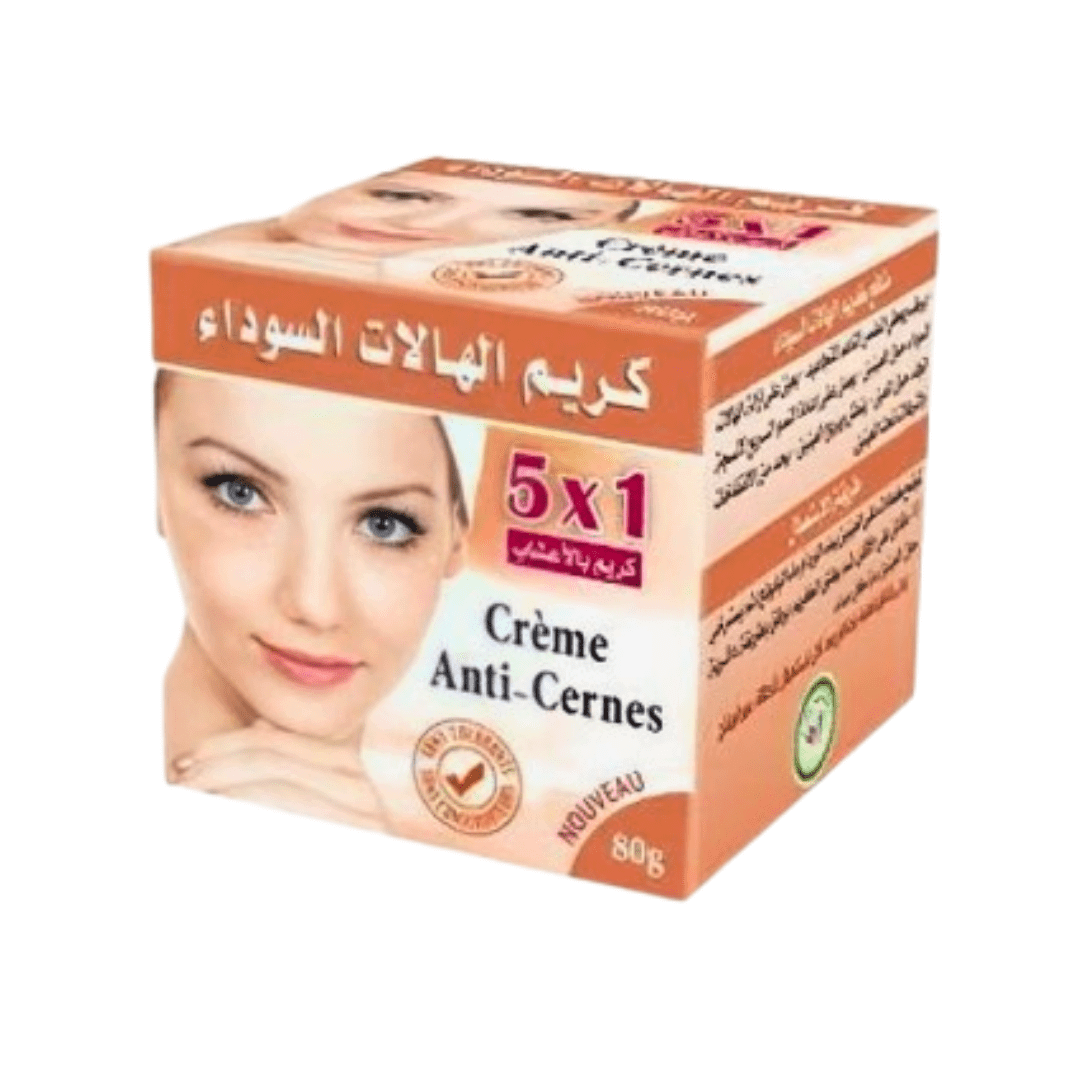 Crème Anti-Cernes 5x1 du Maroc 80g - Pack de 6, 12-soins-herboridouane-Rostiy