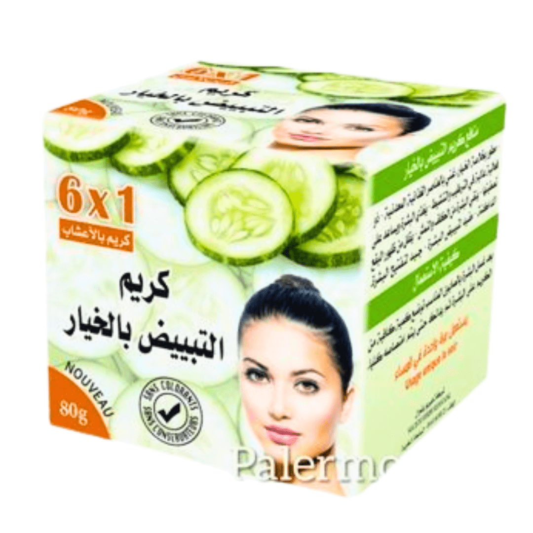 Crème Éclaircissante Herbo Ridouane au Concombre 80g - Pack de 6, 12-soins-herboridouane-Rostiy