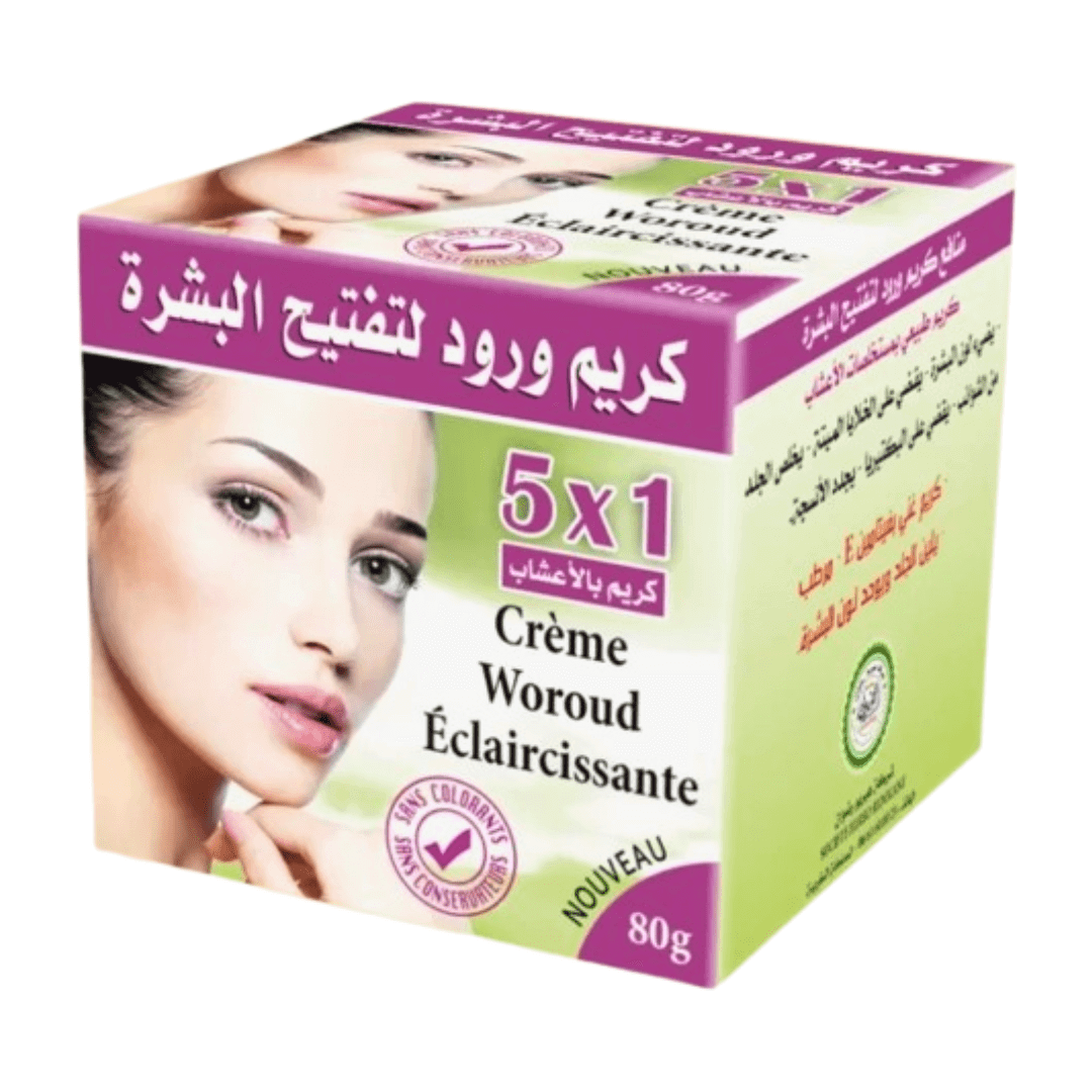 Crème Rose Herbo Ridouane 80g - Éclaircissement de la Peau - Pack de 6, 12-soins-herboridouane-Rostiy