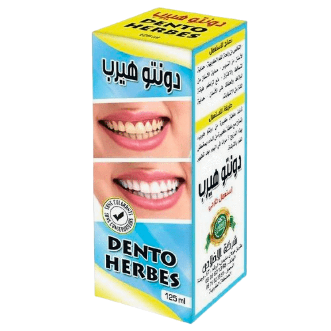 DENTO HERBE Bain de Bouche Naturel 125ml - Pack de 6, 12 ou 24-beaute-ikhlass-Pack 6-Rostiy