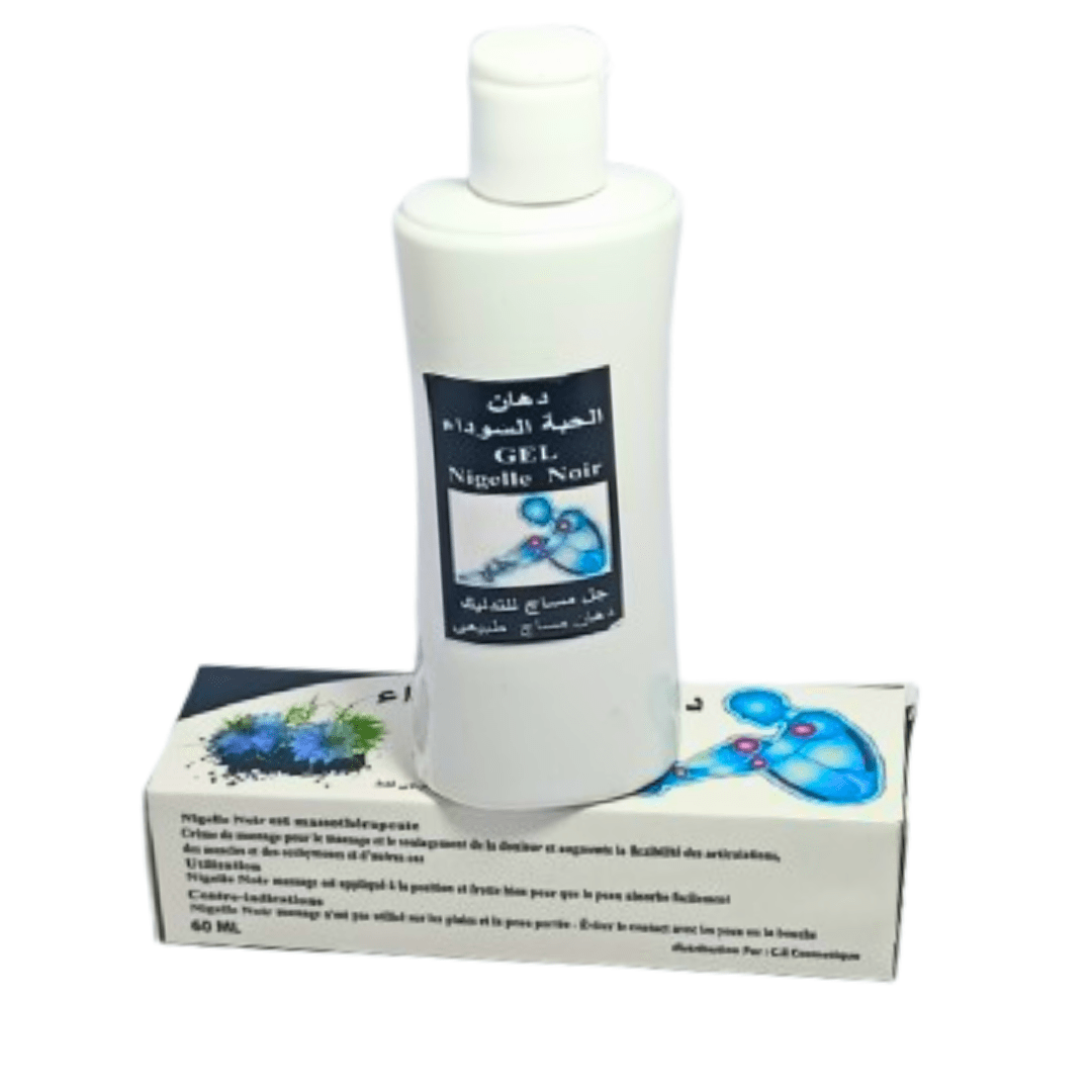 Gel de Massage à la Nigelle Noire 100 ml - Packs de 6, 12 ou 24-Gel-ikhlass-Rostiy