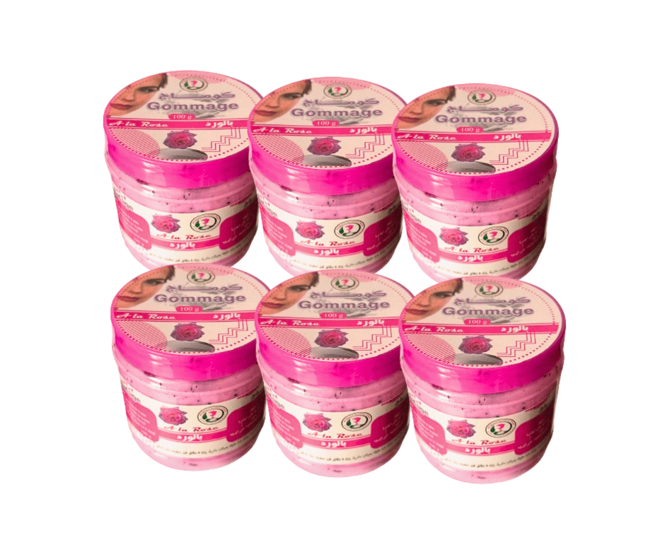 Gommage à la Rose de Damas – Exfoliation Naturelle et Soin Anti-Âge magouna