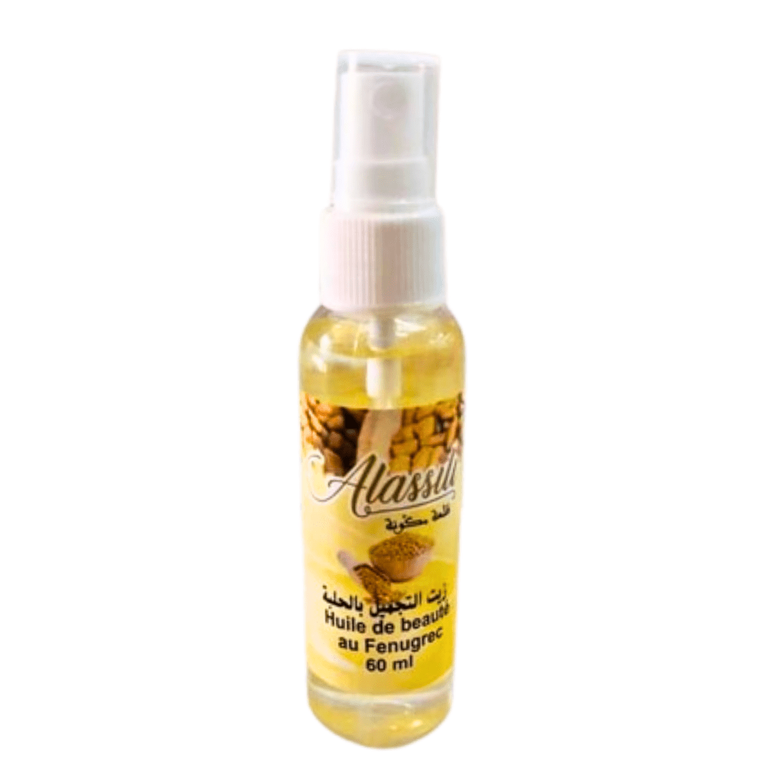 Huile 100% Naturelle De Fenugrec Rose Lamiss - 60 Ml, Pour Peau Et Cheveux