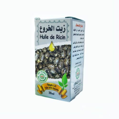 Huile de Ricin 30 ml – Soin Naturel Cheveux et Peau pack de 6 et 24 pieces-huile-ikhlass-Rostiy