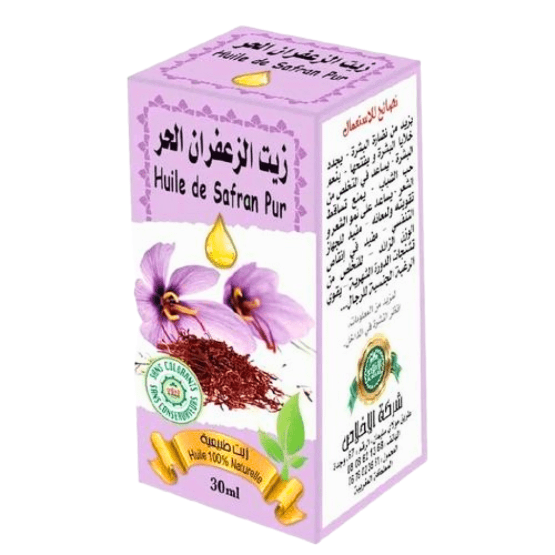 Huile de Safran 30ml - Soins peau & cheveux-huile-ikhlass-Rostiy