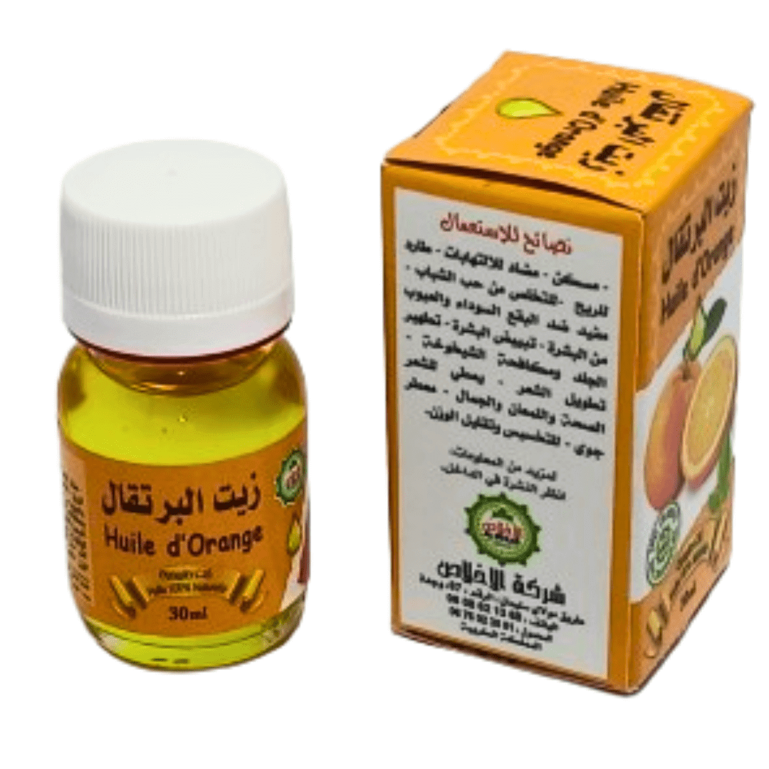 Huile d'Orange 30 ml – Bienfaits Naturels - PACK DE 6, 12, 24-huile-ikhlass-Rostiy