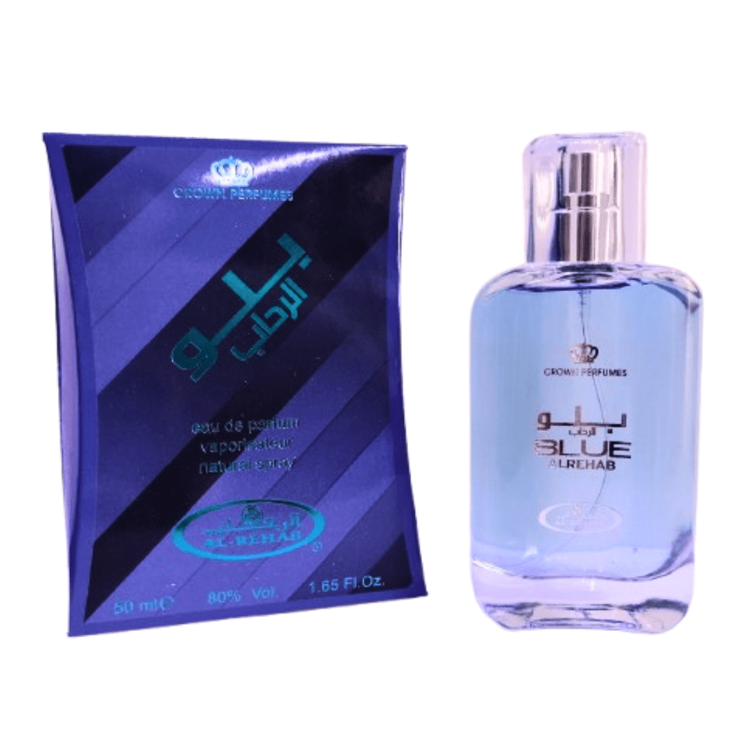 Parfum BLUE Al Rehab 50 ml - Packs de 6 ou 12-parfums-rostiy-Rostiy