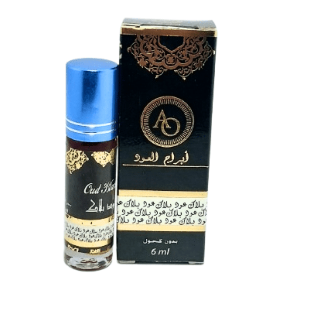 Parfum Musk Abraj Oud Black 6 ml - Pack de 6, 12 ou 24 rostiy