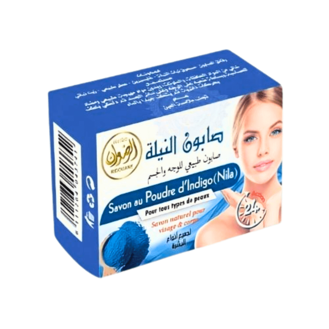Savon au Poudre d'Indigo 100g | Soin Éclaircissant Naturel-soins-herboridouane-Rostiy