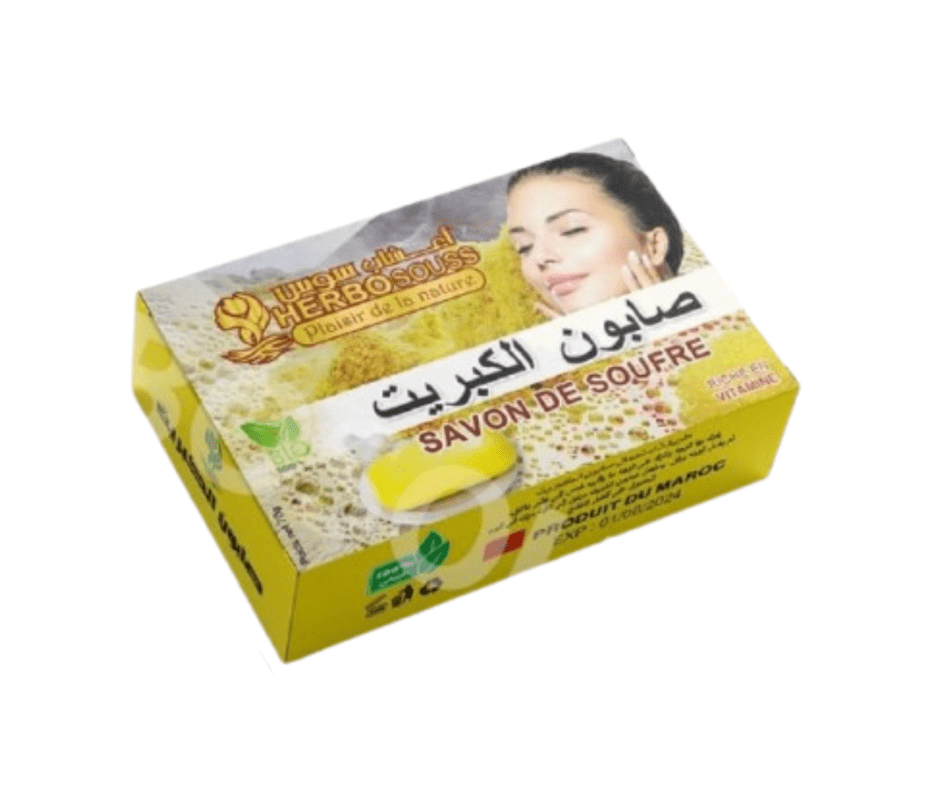 Savon au Soufre elkebritte 75g-savon-Herborestrie Sousse-Pack 6-Rostiy