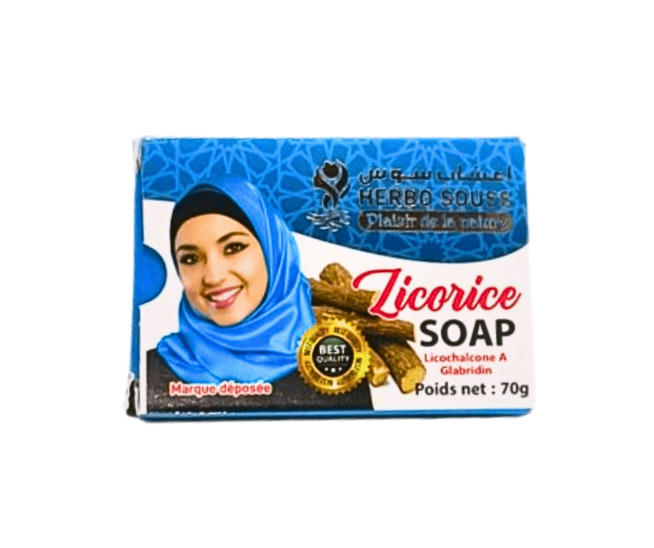 Savon de Réglisse 100g – Nettoyant Doux-savon-Herborestrie Sousse-Pack 6-Rostiy