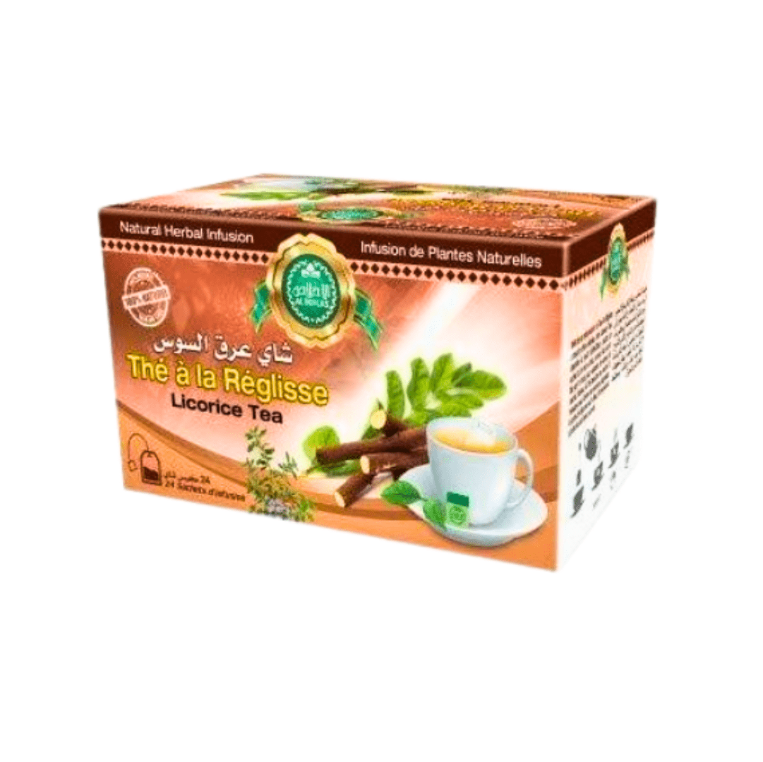 THÉ À LA RÉGLISSE 24 SACHETS - PACK DE 6, 12, 24-herbe-ikhlass-pack 6-Rostiy