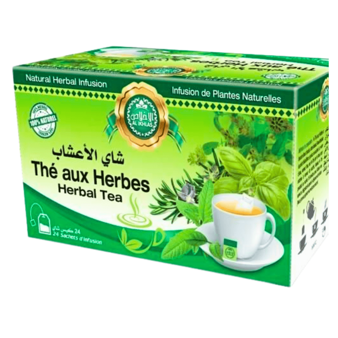 Thé aux Herbes Naturel – 24 Sachets - PACK DE 6, 12, 24-herbe-ikhlass-pack 6-Rostiy