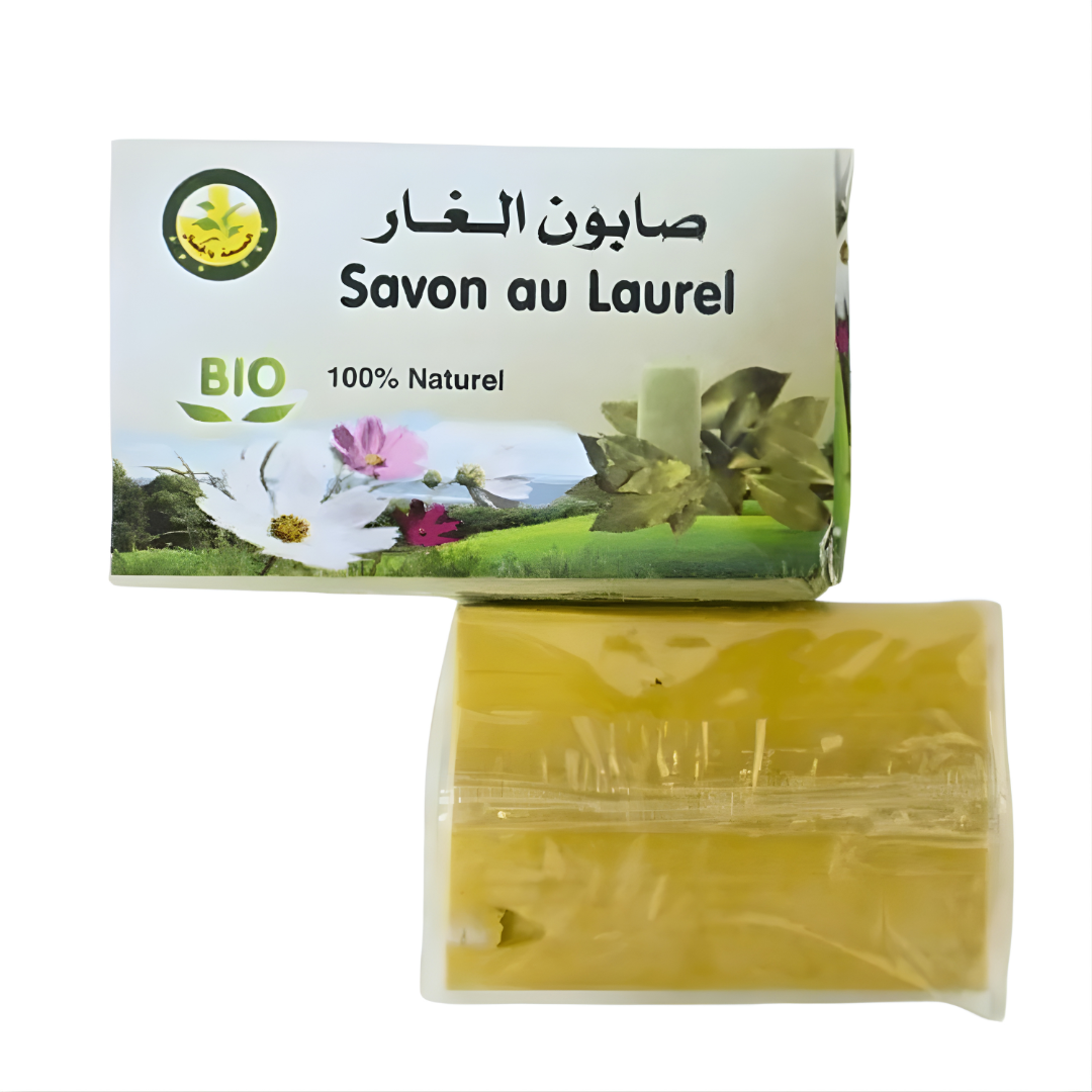 Savon au Laurier Noble 100g – Nettoyant Naturel Apaisant & Hydratant