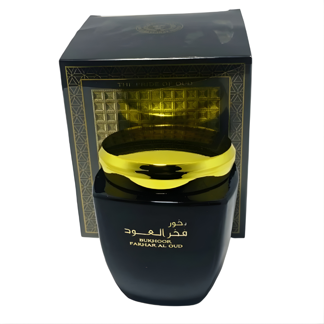 Bakhoor Fakhr Al Oud 80g – Encens Oriental Boisé, Épicé & Résineux
