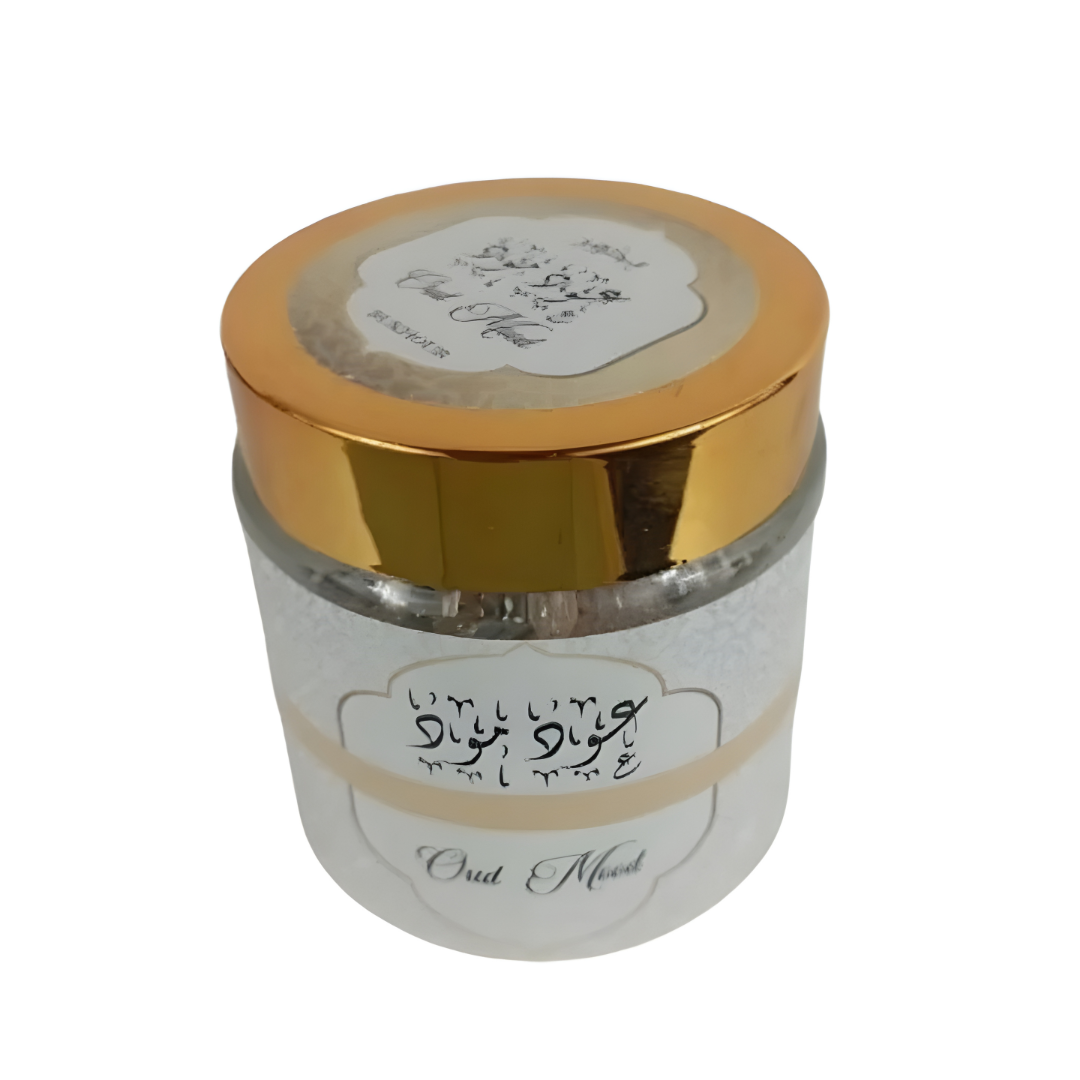 Encens Bakhour Oud Mood Blanc 50g – Parfum Oriental Doux & Élégant