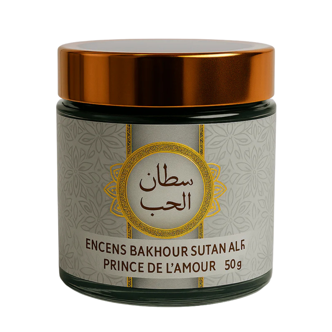 Encens Bakhour Sultan Al Hob 50g – Prince de l’Amour Oud & Musc