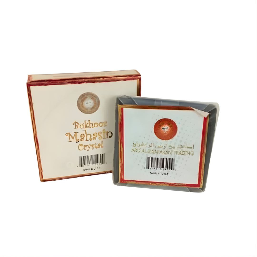 Bakhour Mahassin Cristal 40g – Encens Oud, Musc & Santal Apaisant