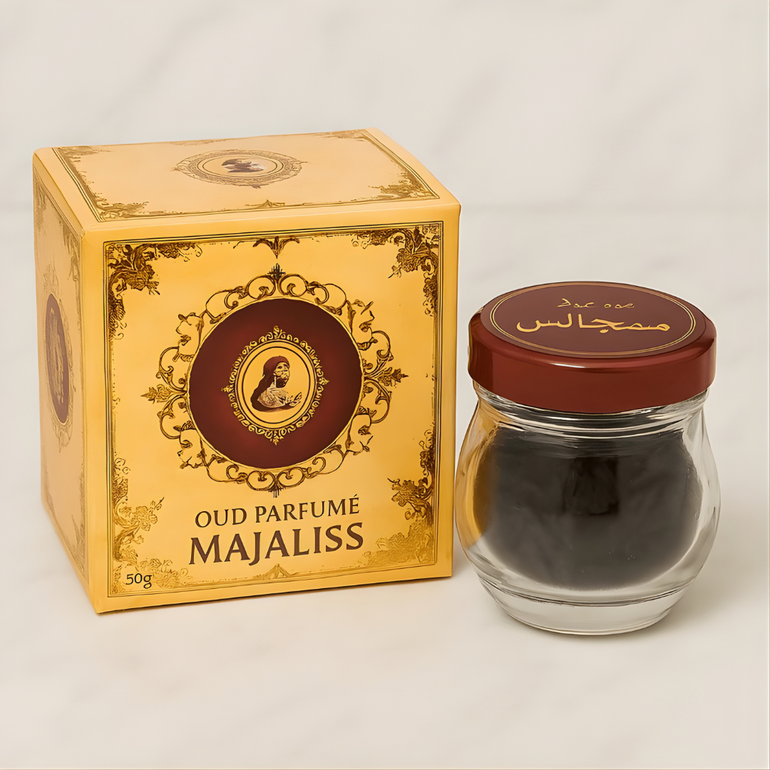 Oud Parfumé Majaliss 50g – Encens Oriental Boisé & Épicé