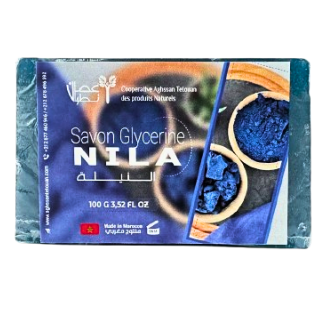 Savon glycériné au Nila naturel – 100g | Pack de 6 et 12, 24