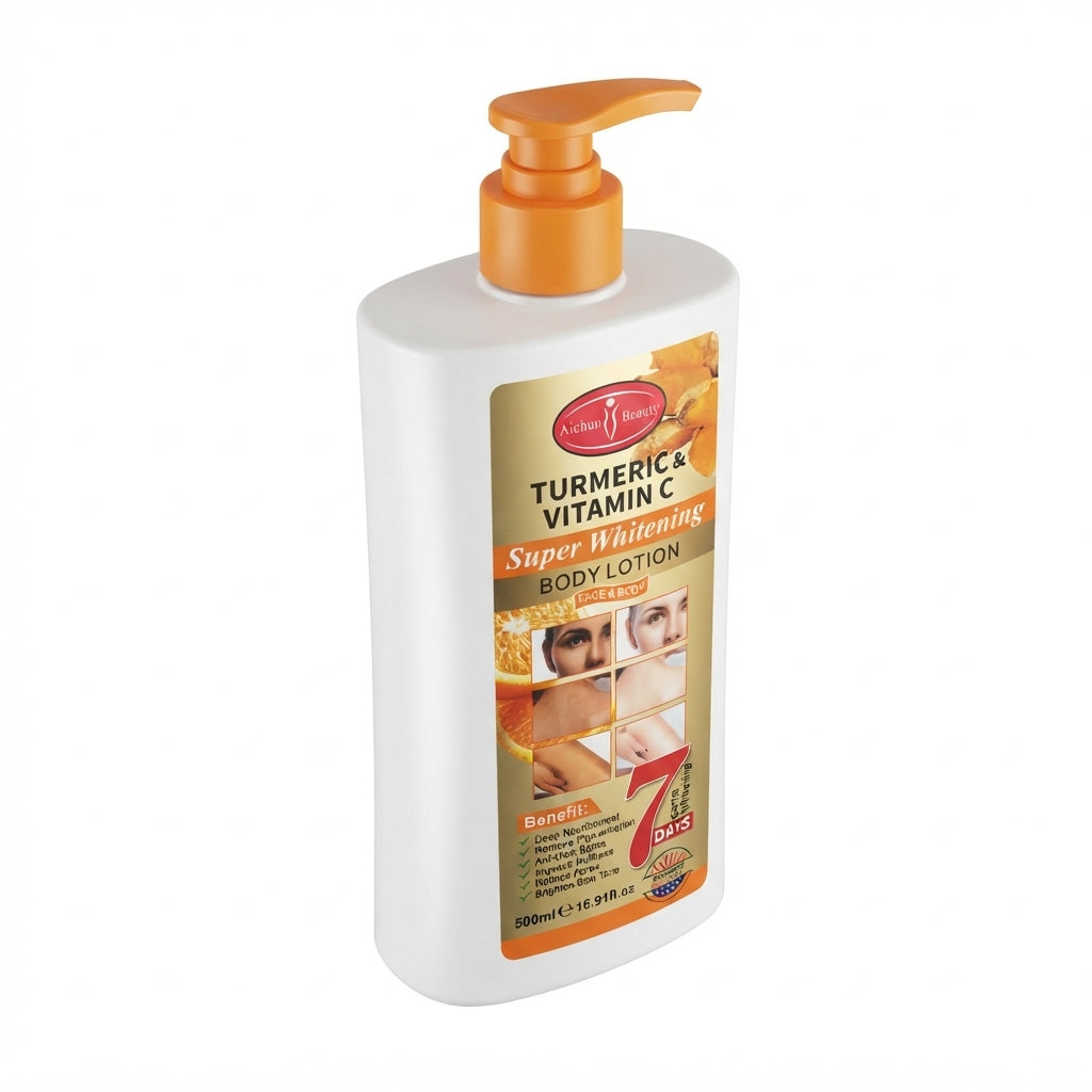Lotion Corporelle Curcuma & Vitamine C Aichun Beauty 500ml – Vente en Gros