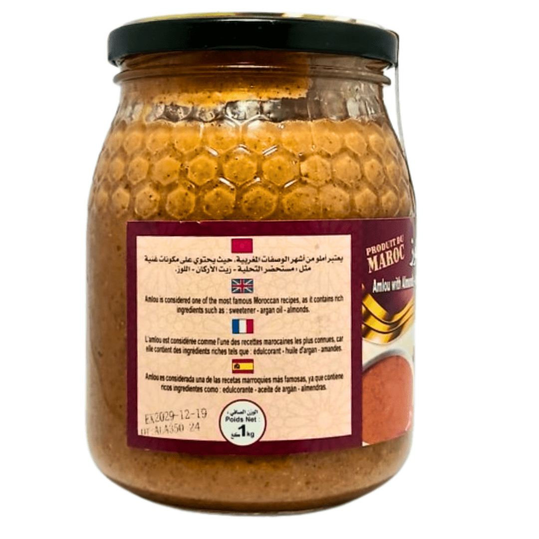 Amlou aux Amandes 1 kg - Pack de 6 ou 12-Amlou-ikhlass-Rostiy