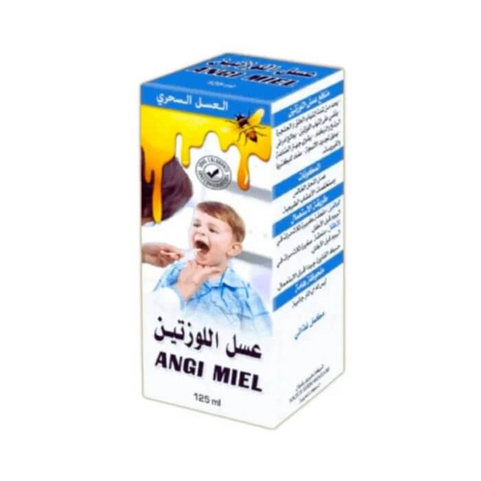 Angi Honey 125ml - Miel Naturel Contre l'Angine - Pack de 6, 12-soins-herboridouane-Rostiy