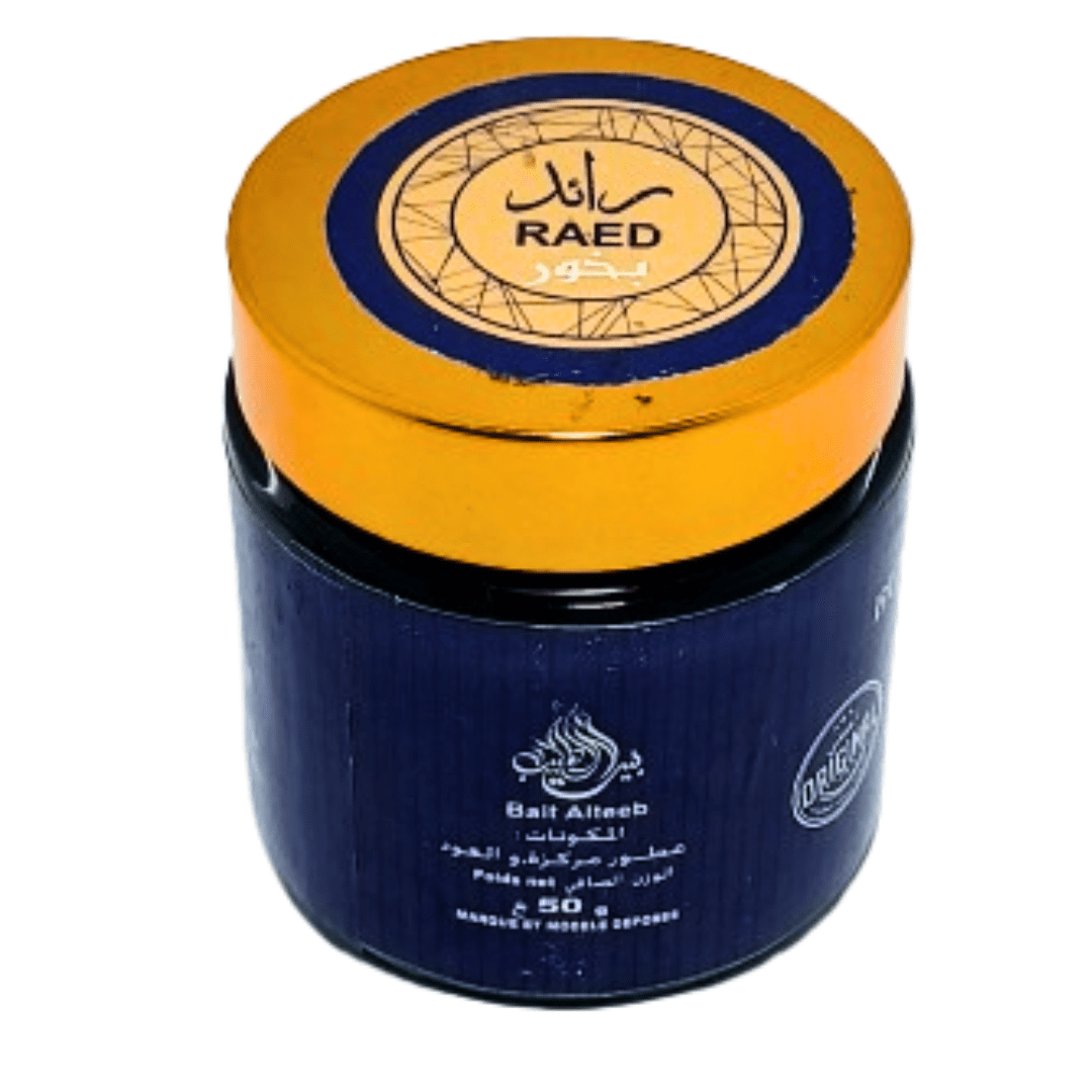 Bakhoor Raed 50g - Packs de 6 ou 12-encens-rostiy-Rostiy