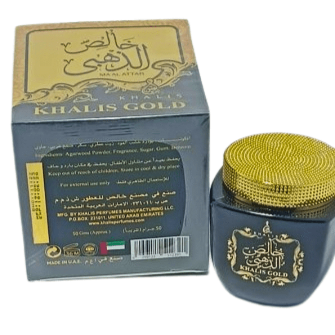 Bakhour Khalis Gold 50g - Packs de 6 ou 12-encens-rostiy-Rostiy