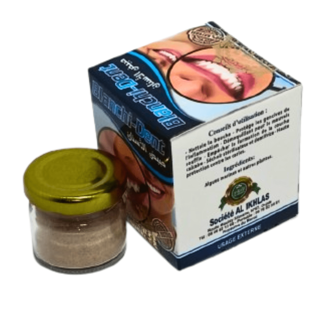 Blanchi-Dent - Dentifrice Blanchissant Naturel - Packs de 6, 12 ou 24-soins-ikhlass-Rostiy