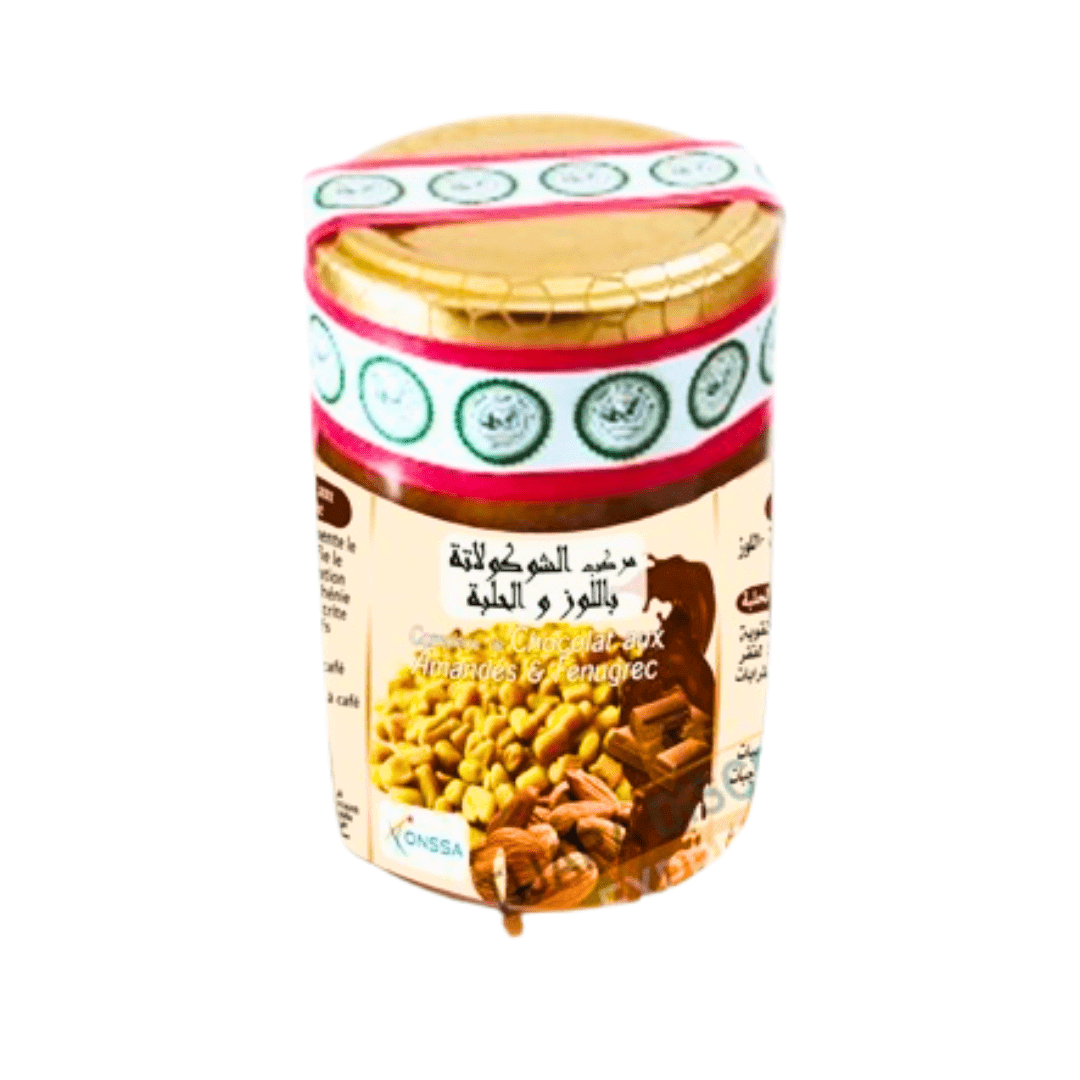 Bomzawi – Mélange Fenugrec, Amandes & Chocolat - Pack de 6, 12-soins-herboridouane-6 Unités-Rostiy