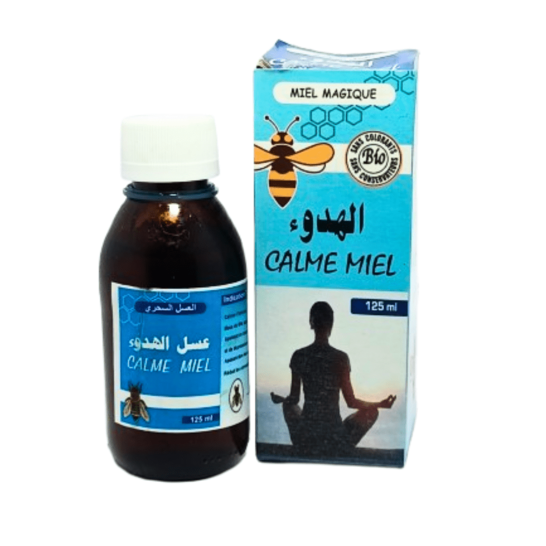 Calme Miel Naturel du Maroc 125ml – Apaisant et Relaxant - nilabeautys.com