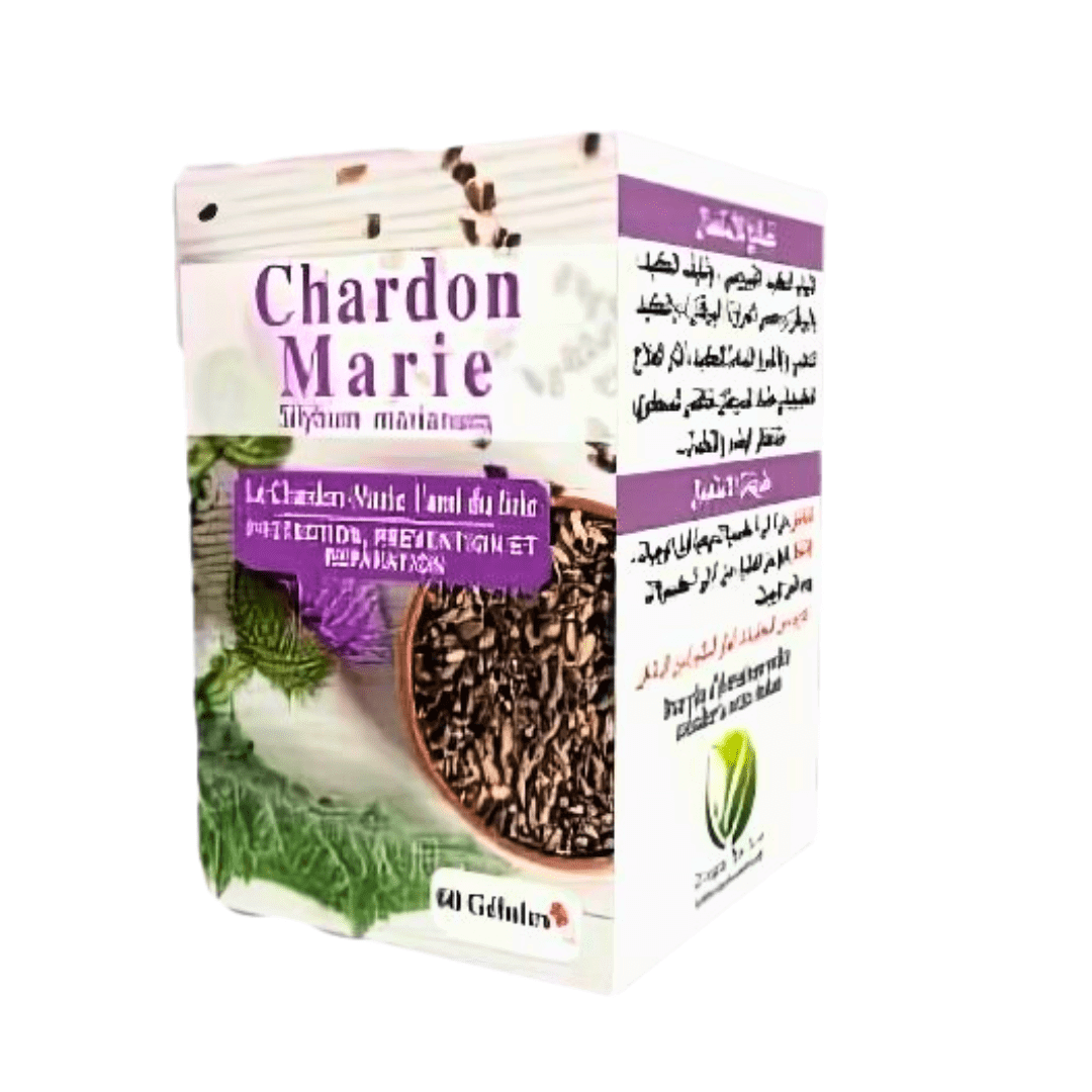 Chardon-Marie 60 Gélules – Soutien du Foie et Digestion-herbe-herboridouane-6 Unités-Rostiy